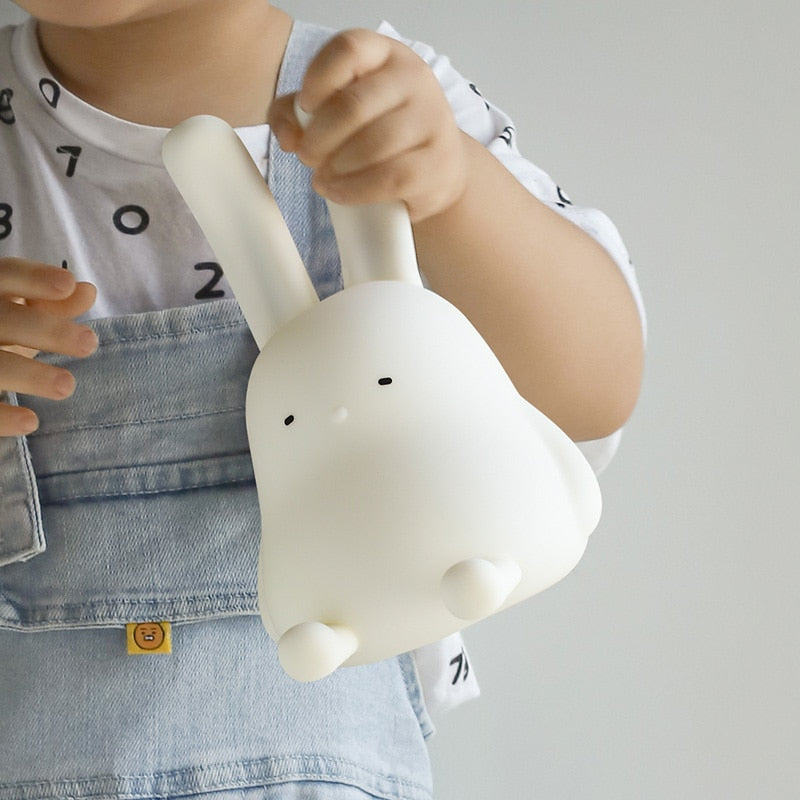Cute Rabbit Mood Light Dimmable Led Soft Night Light For Baby Girlfriend Gift Children's Night Lights Kids Room Decor Led Lights