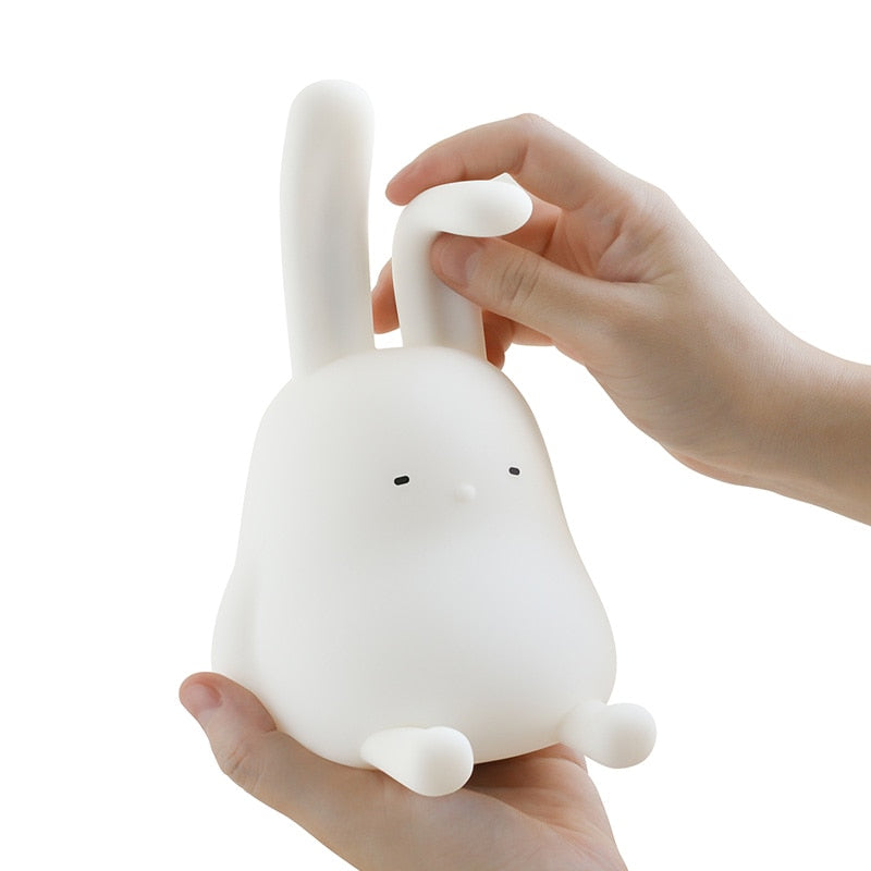 Cute Rabbit Mood Light Dimmable Led Soft Night Light For Baby Girlfriend Gift Children's Night Lights Kids Room Decor Led Lights