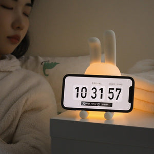 Cute Rabbit Mood Light Dimmable Led Soft Night Light For Baby Girlfriend Gift Children's Night Lights Kids Room Decor Led Lights