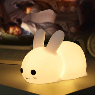 Cute Rabbit Mood Light Dimmable Led Soft Night Light For Baby Girlfriend Gift Children's Night Lights Kids Room Decor Led Lights